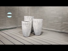 7-8年 室内 寿命 強化された粘土 プランター シンプルで不苦労の組み立て