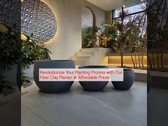 リーズナブルな価格で私たちの繊維粘土プランターであなたの植え付けプロセスを革命