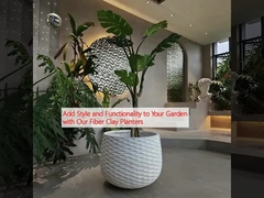 繊維粘土 プランター で 庭 に スタイル と 機能 を 追加 する