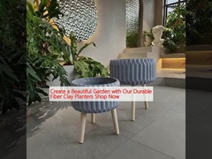 耐久性のある粘土繊維プランターで 美しい庭を作ろう