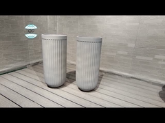 寿命 5-6 年 耐久的でスタイリッシュな植え付けのための屋外カスタマイズされた繊維粘土の植樹機