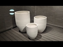 D450*H600 バーベキューや炭火炉のキャンプバーナー用の粘土繊維のプランター