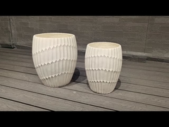 室内 ホテル ガーデン ホーム 強化された粘土 プランター 排水穴と内蔵システム