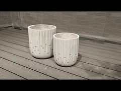 手彫り 仕上げ 繊維 セメント 鍋 屋外 中心 器 用 に 用い られ た