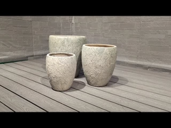 丸い繊維セメント鍋 バーベキュー/炭火炉 キャンプバーナー 暖房