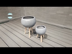 粘土 繊維 プランター