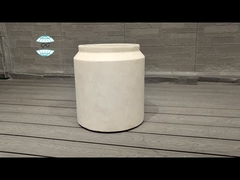 暖かいキャンプバーナー 暖房 繊維セメントポット 排水穴