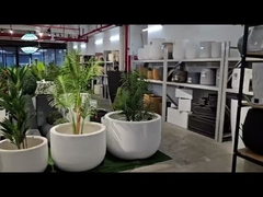 カスタマイズ された 繊維 粘土 の 植樹 器