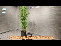 現代のセラミック大型セメントポット 排水と紫外線保護のセメント花盆