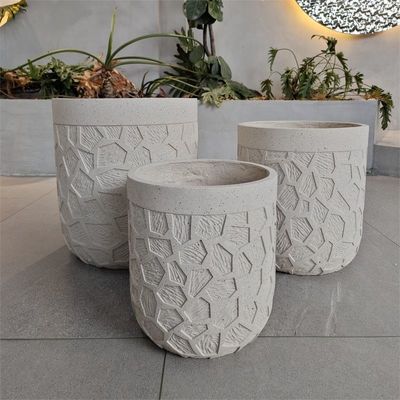 購入 青と黄色 丸い 繊維 粘土 の 植樹 器 で 凍り に 耐える online manufacture