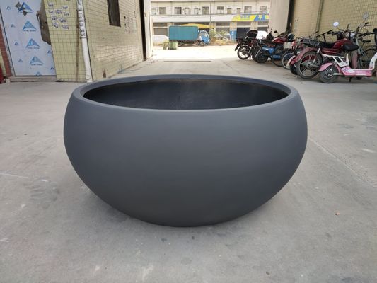 購入 ホテルと庭園のためのスムーズな表面繊維粘土花盆植え付け器 online manufacture