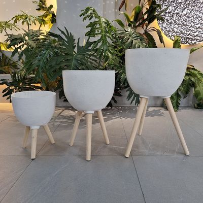 購入 田舎 の 粘土 繊維 の 植樹 器 水道 穴 を 備えた 防水 器 online manufacture