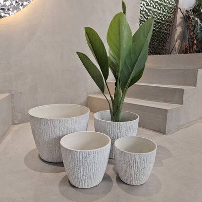 購入 屋外木 プラスチック 花瓶 卸売メーカー online manufacture