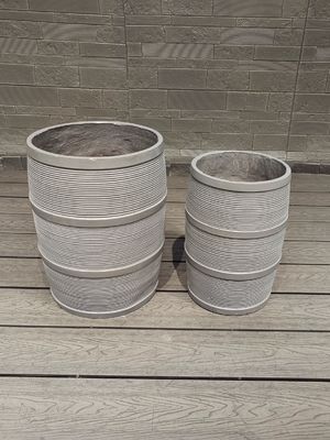 購入 現代 の 防水 大型 繊維 粘土 の 庭 プランター 屋外 online manufacture