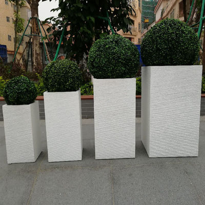 購入 室内 室外 繊維粘土 花器 軽量 繊維粘土 植物 箱 庭 online manufacture