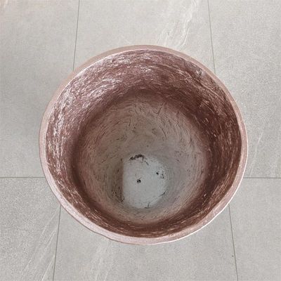 購入 現代の丸い繊維セメントポット 現代の耐久性 庭のために online manufacture
