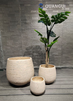 購入 現代 の 繊維 粘土 プランター D430*H480 植物 の 展示 を 向上 さ せる online manufacture