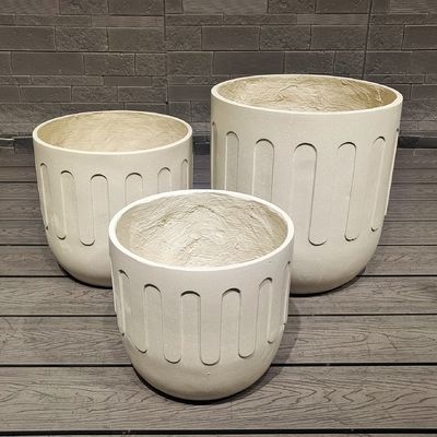購入 Φ170*H210 粘土繊維植樹器 室内・室外空間への現代的な追加 online manufacture