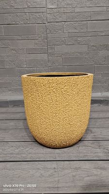 購入 インダース 装飾 繊維粘土の植樹器 表面の質感と排水穴がない online manufacture