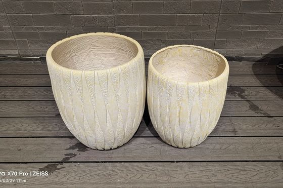 購入 スタイリッシュ な 凍り に 耐える 粘土 繊維 の 植樹 器 で 庭 を 変え て ください online manufacture