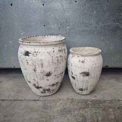 購入 工場用品 ミニマリスト ヴィンテージ 粘土 花瓶 屋外 植樹 飾り 家 庭 繊維 素材 online manufacture
