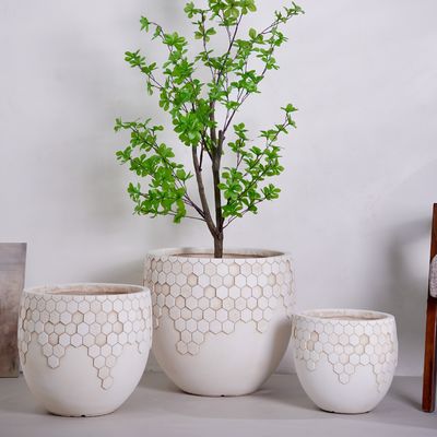 購入 現代 ヴィンテージ ノルディック 家庭 装飾 直接 工場 卸売 オーダーメイド 粘土 花器 汁味 スタック 花器 プランター online manufacture