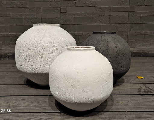 購入 Optimize Plant Growth with Customized Fiber Clay Planter and Drainage Holes online manufacture