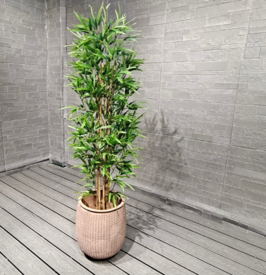 ライトタンスタッドデザイン丸型ファイバークレイ屋外プランター 建築ランドスケープデザイン